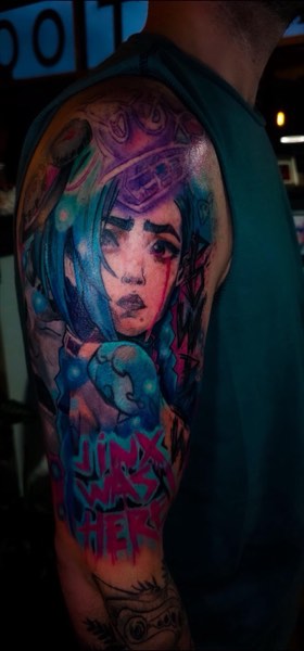 Jinx Arcane "Jinx Was Here" Sleeve