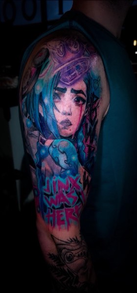 Arcane Jinx "Powder" Saturated Sleeve