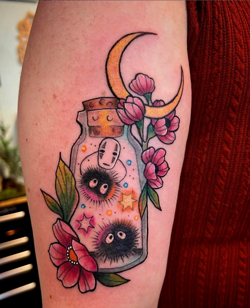 Ghibli Potion Jar (No-Face & Soot Sprites)